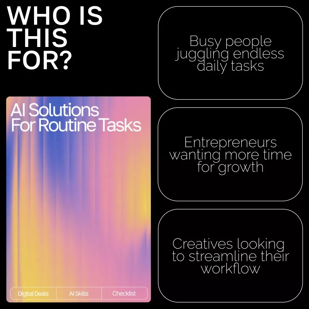 AI Solutions for Routine Tasks | Printable Checklist for Automating Daily Workflows, Productivity Boosts & Smart Time-Saving Systems with AI Workflows for Routine Work
