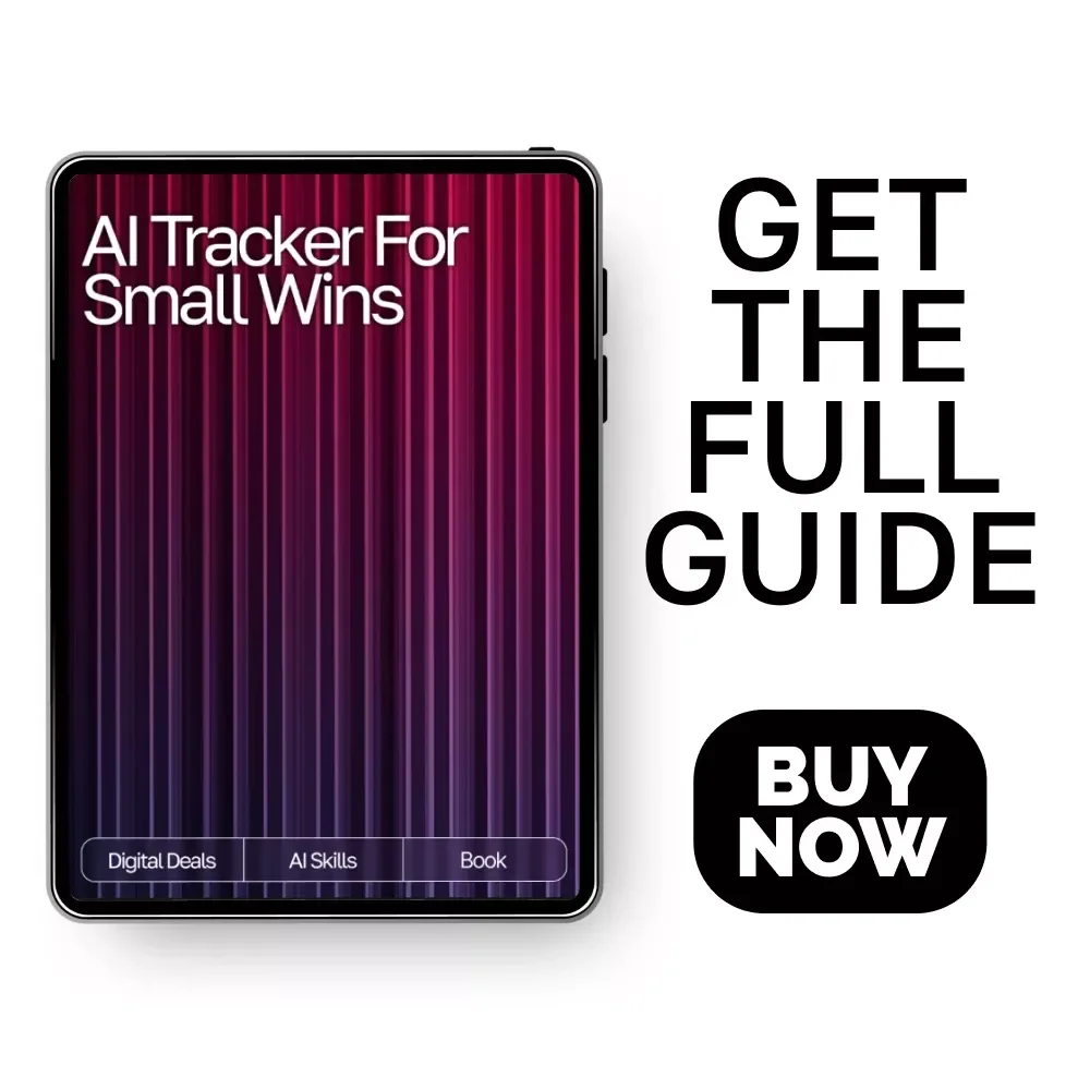 AI Tracker for Small Wins | Productivity eBook for Daily Habits, Micro-Achievements, Motivation & Goal-Setting | Digital Download for Personal Growth & Consistency