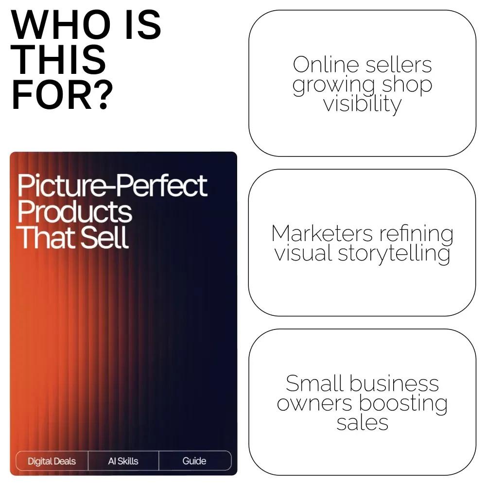 Picture-Perfect Products That Sell | AI Prompts for Product Photos | Digital Guide to Stunning, High-Converting Product Imagery