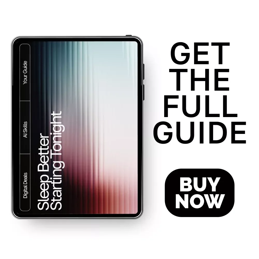 Sleep Better Starting Tonight | AI App for Ideal Sleep Schedule | Digital Guide for Rest, Energy, and Health