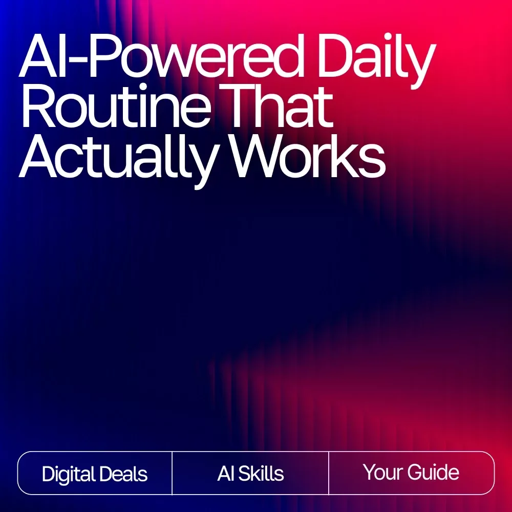 AI-Powered Daily Routine That Actually Works | Skincare Guide for Beginners & Experts | Digital Download | Smart Beauty Planner | ai tracker for skincare routines