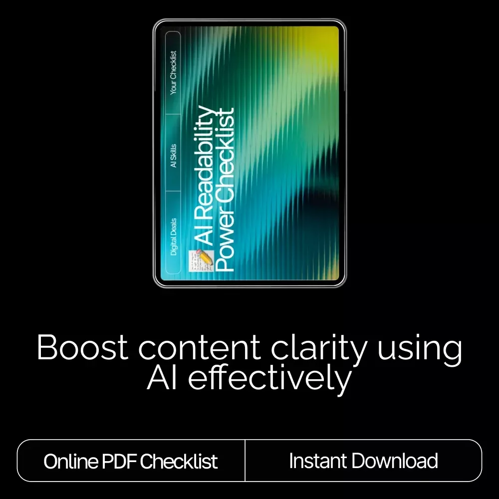 AI Readability Power Checklist – Ultimate Guide for AI Checks for Readability, Sentence Simplification, Tone Analysis & Content Flow