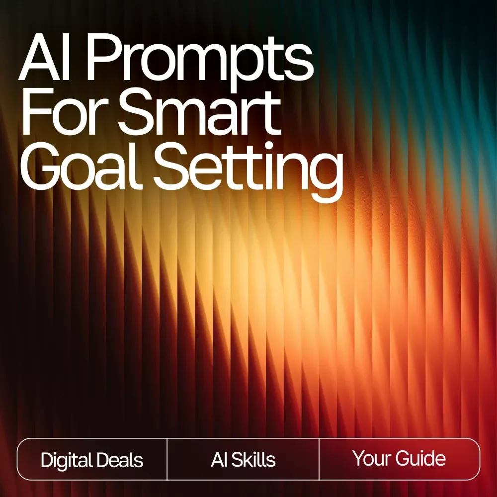 AI Prompts for Smart Goal Setting | Weekly Goal Planner Guide for Productivity, Focus & Growth | Digital Download for ai prompts for weekly goal setting