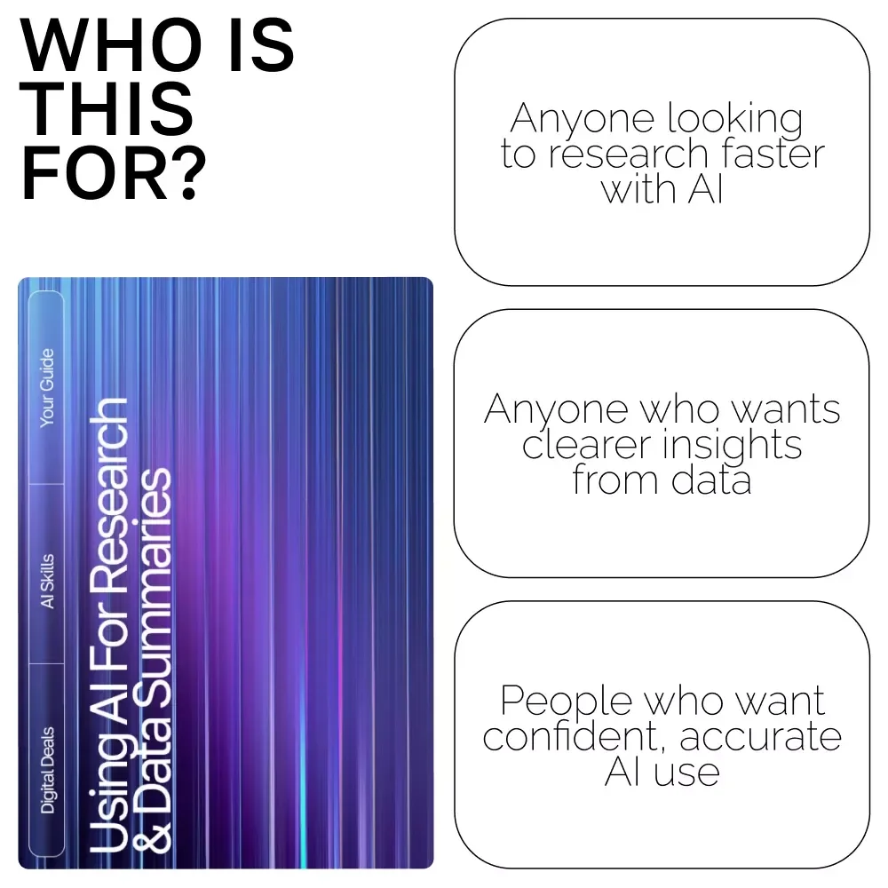 Using AI for Research & Data Summaries — SEO-Optimized Guide for Researchers, Students & Professionals | Digital Download | how to use ai for research and data summary