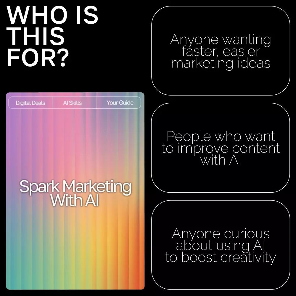 Spark Marketing with AI – Digital Guide for Marketers | AI Prompts for Marketing Ideas | Creative Campaign Inspiration for Social Media, Email, SEO & More