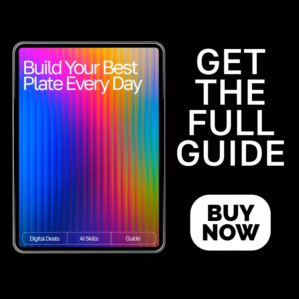Build Your Best Plate Every Day — Balanced Diet Planner for Beginners with AI | Healthy Eating Guide, Digital Download, Meal Planning eBook