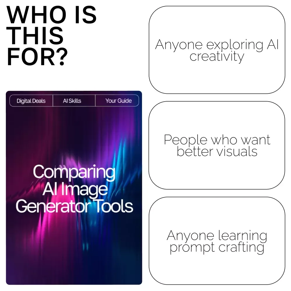 Comparing AI Image Generator Tools | Ultimate Guide for Creators, Marketers & Designers | Learn the difference between ai image generator tools, Boost Your Prompt Skills & Choose the Right AI Tool