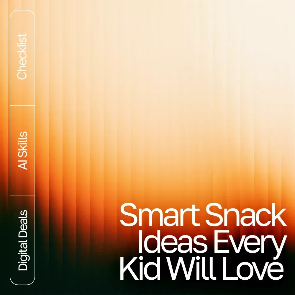 Smart Snack Ideas Every Kid Will Love | AI Suggestions for Healthy Kids Snacks | Digital Checklist for Fun, Nutritious Snacking