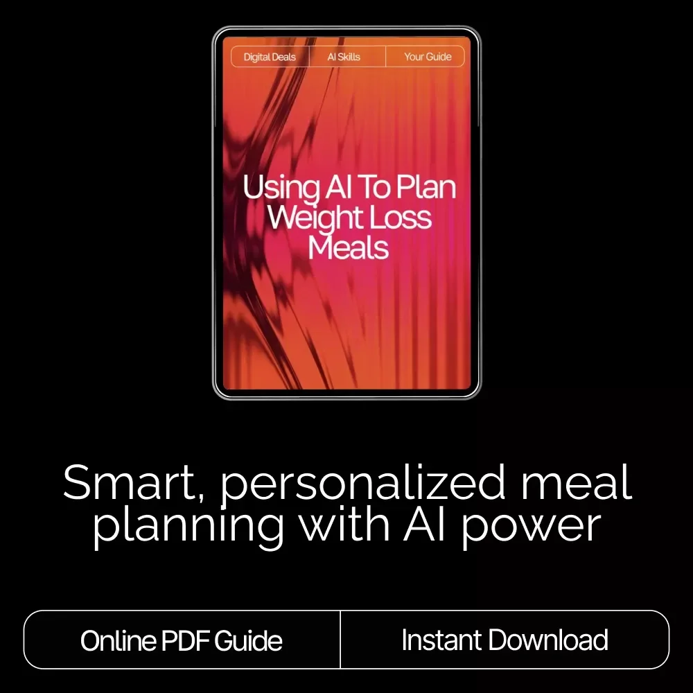 Using AI to Plan Weight Loss Meals | Digital Guide for Smarter Nutrition, Personalized Diet Planning & Healthy Eating with Artificial Intelligence