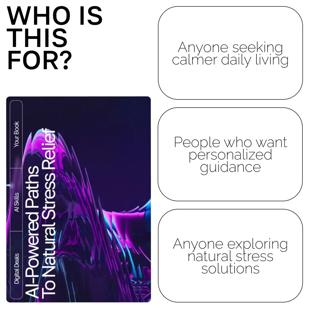 AI-Powered Paths to Natural Stress Relief | Wellness eBook for Calm Living | Digital Stress-Relief Guide with ai suggestions for natural stress remedies