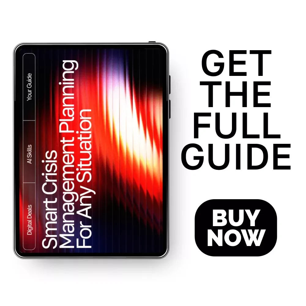 Smart Crisis Management Planning for Any Situation | AI-Enhanced Guide for Effective Preparedness | Digital Download | how to use ai for crisis management plans