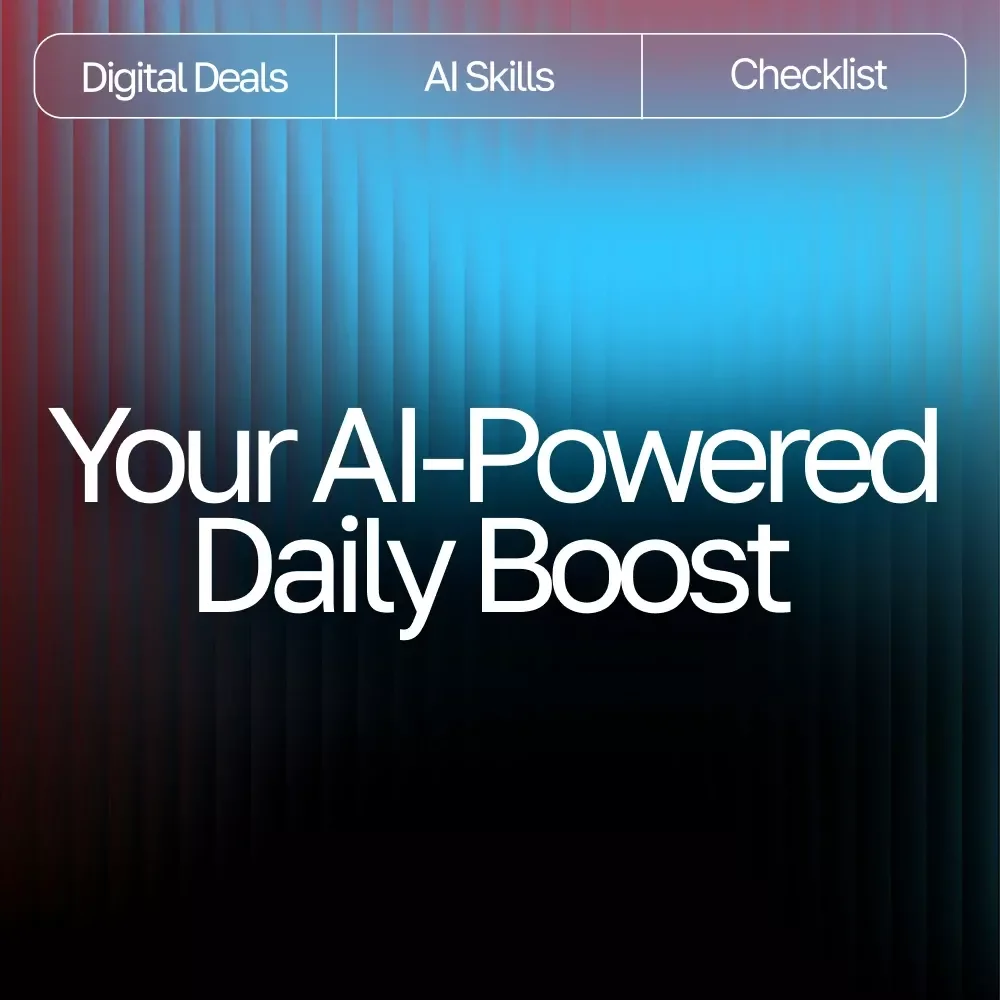 Your AI-Powered Daily Boost Checklist | Digital Energy Tracker, Productivity Planner, AI Wellness Tool, Daily Routine Optimizer Printable & Guide