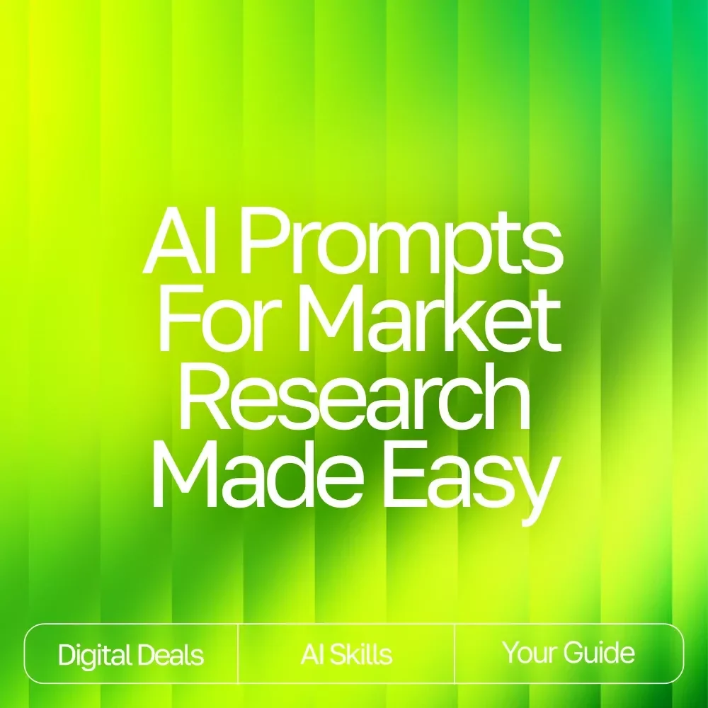 AI Prompts for Market Research Made Easy – High-Impact Research Guide for Entrepreneurs, Etsy Sellers & Digital Creators | Boost Insights Fast with ai prompts for market research