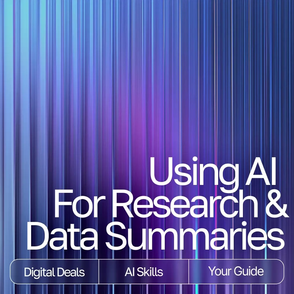 Using AI for Research & Data Summaries — SEO-Optimized Guide for Researchers, Students & Professionals | Digital Download | how to use ai for research and data summary