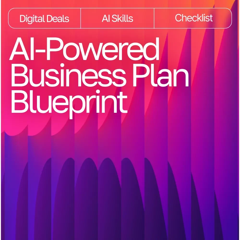 AI-Powered Business Plan Blueprint | Digital Download Guide, eBook & Checklist for Entrepreneurs, Startups & Small Business Planning