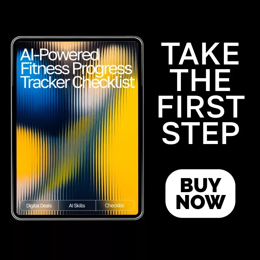 AI-Powered Fitness Progress Tracker Checklist | Printable & Digital Fitness Tracking Guide | Wellness Planner | ai tool for tracking fitness progress