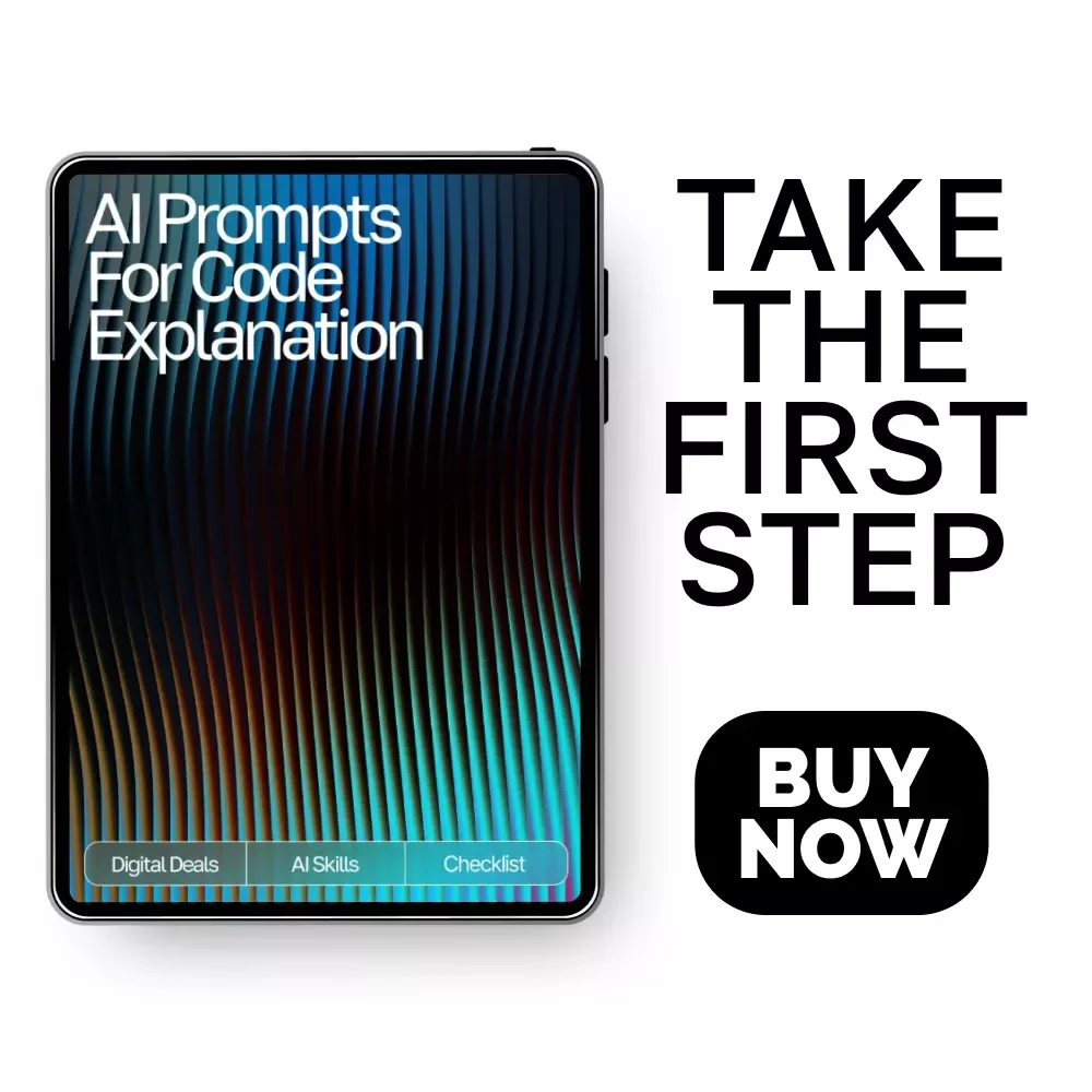 AI Prompts for Code Explanation Checklist | Developer-Friendly Digital Download for Faster Learning & Clearer Coding | ai prompts for code explanation