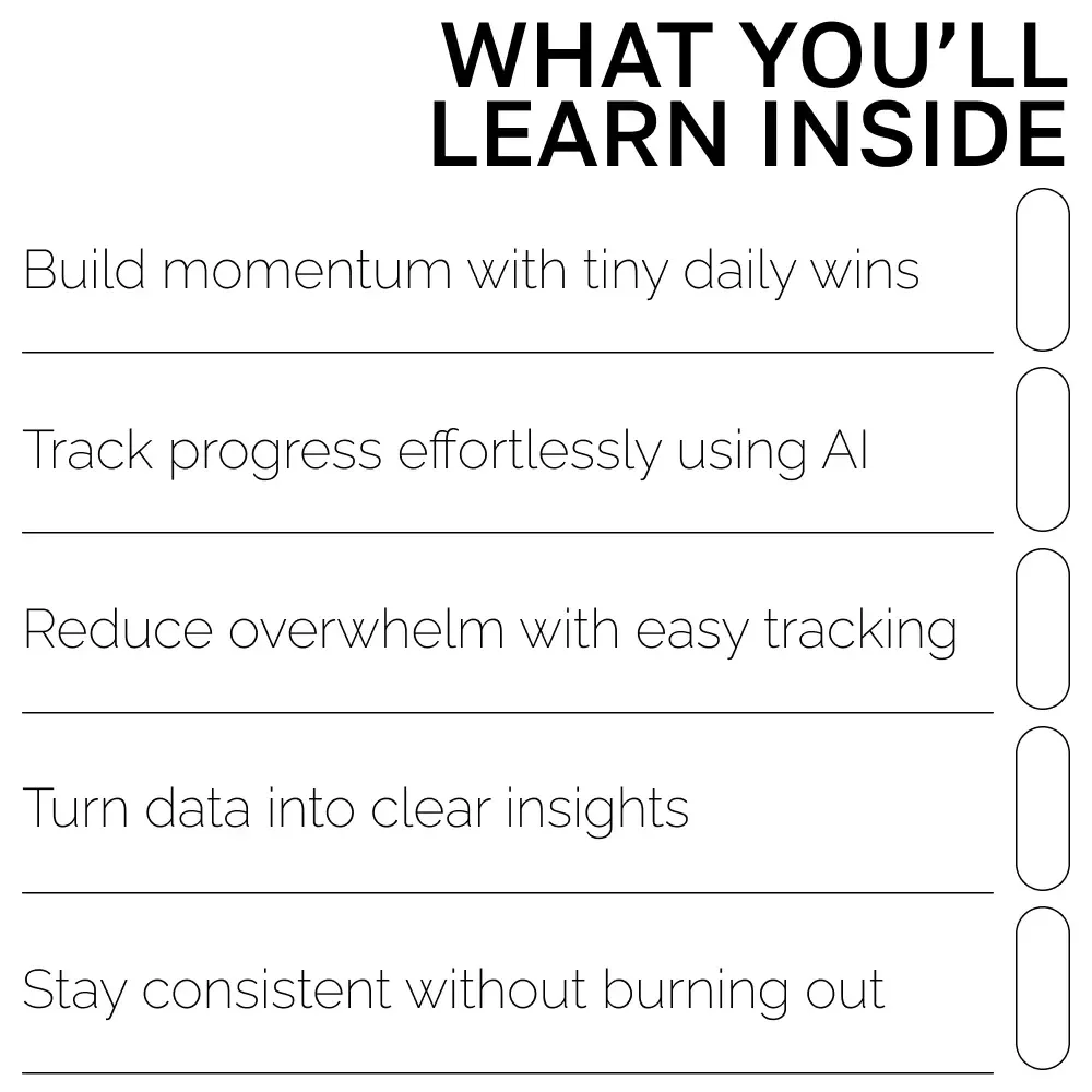 AI Tracker for Small Wins | Productivity eBook for Daily Habits, Micro-Achievements, Motivation & Goal-Setting | Digital Download for Personal Growth & Consistency