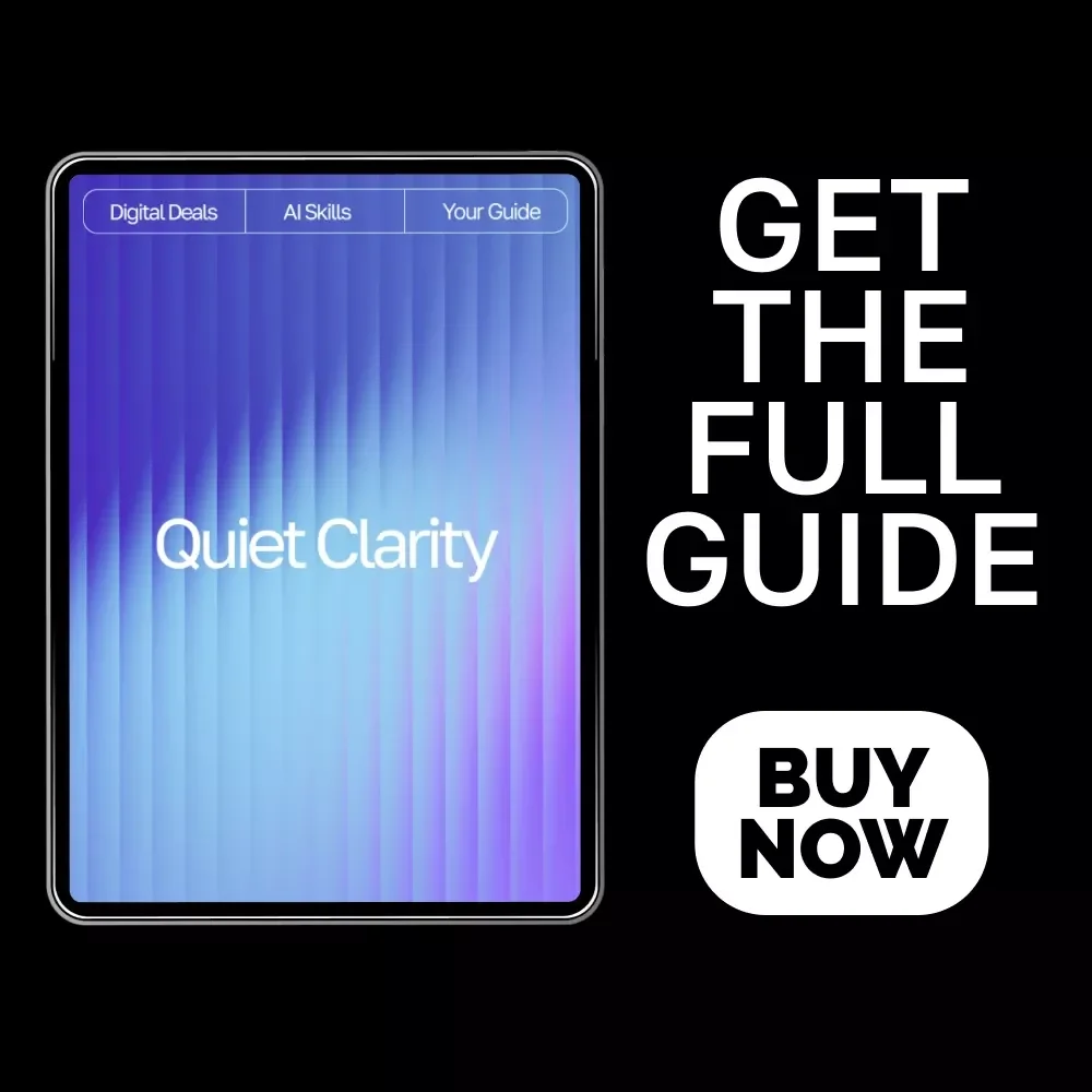 Quiet Clarity | Digital Guide for Mindfulness and Self-Discovery with AI | Learn How to Use AI Prompts for Personal Reflection and Build a Lifelong Habit of Inner Awareness