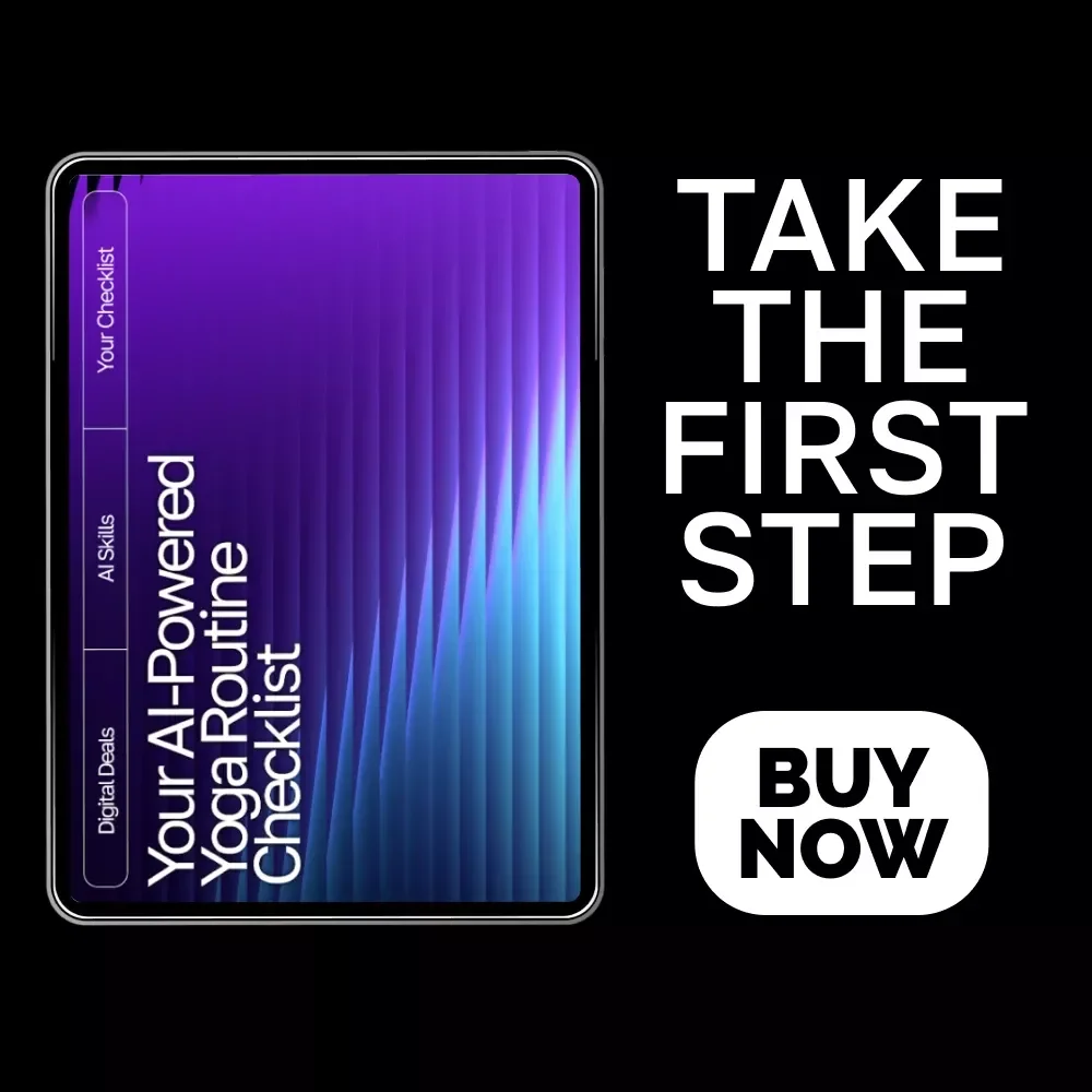 Your AI-Powered Yoga Routine Checklist | Digital Download for Custom Flows, ai ideas for yoga routines, Guided Sequencing, Meditation & Mindful Movement