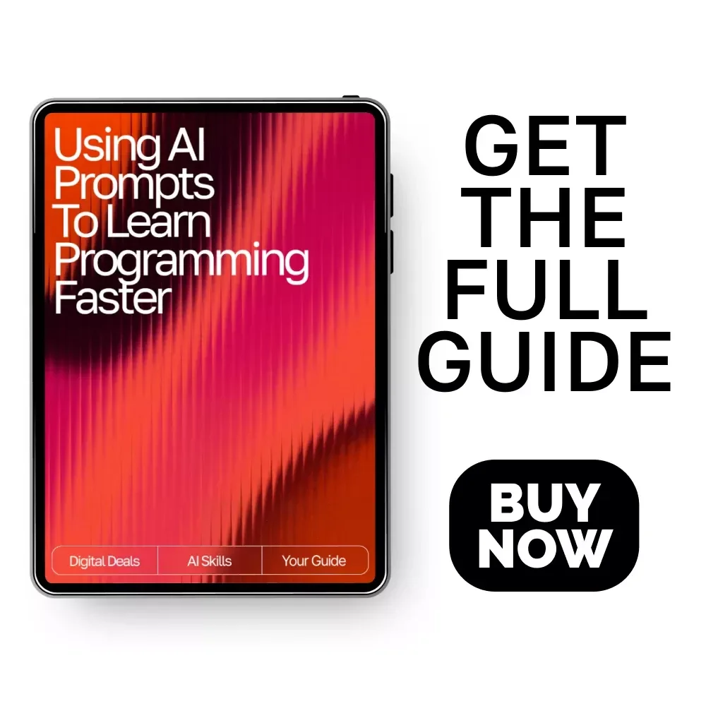 Using AI Prompts to Learn Programming Faster – Digital Guide, eBook & Checklist for Coding Practice, Debugging, Syntax Mastery, and AI-Powered Learning