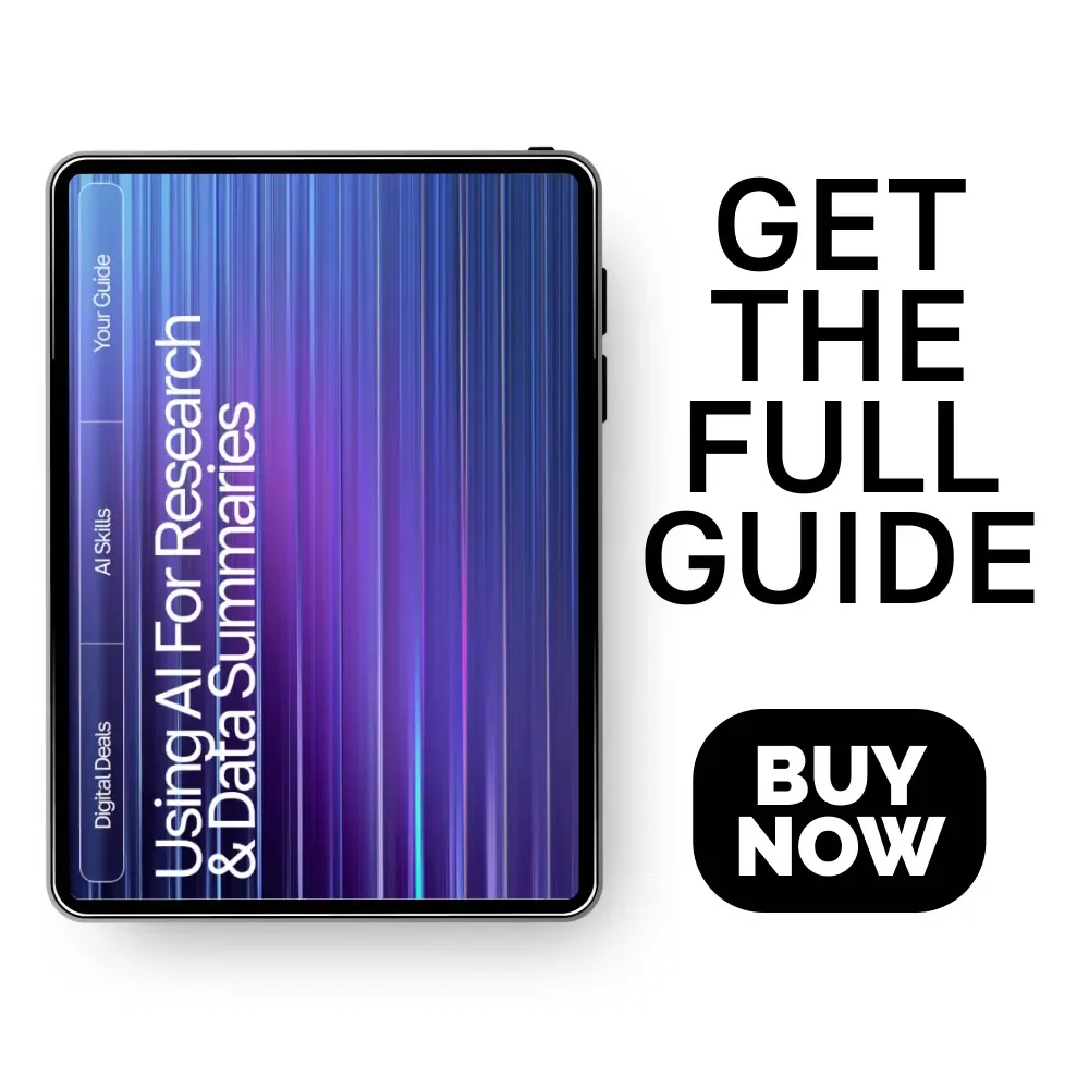 Using AI for Research & Data Summaries — SEO-Optimized Guide for Researchers, Students & Professionals | Digital Download | how to use ai for research and data summary