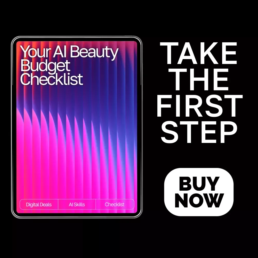 Your AI Beauty Budget Checklist | Smart Digital Download for Beauty Lovers | Expense Tracking, AI-Powered Planning & Savings Guide | ai app for managing beauty expenses