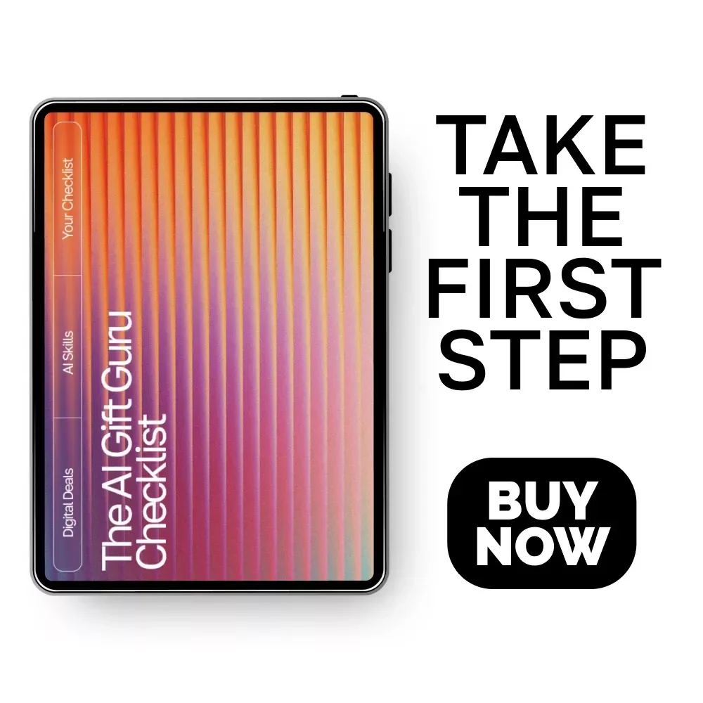 The AI Gift Guru Checklist | How to Use AI for Gift Ideas Digital Download, Personalized Gift Planning Guide