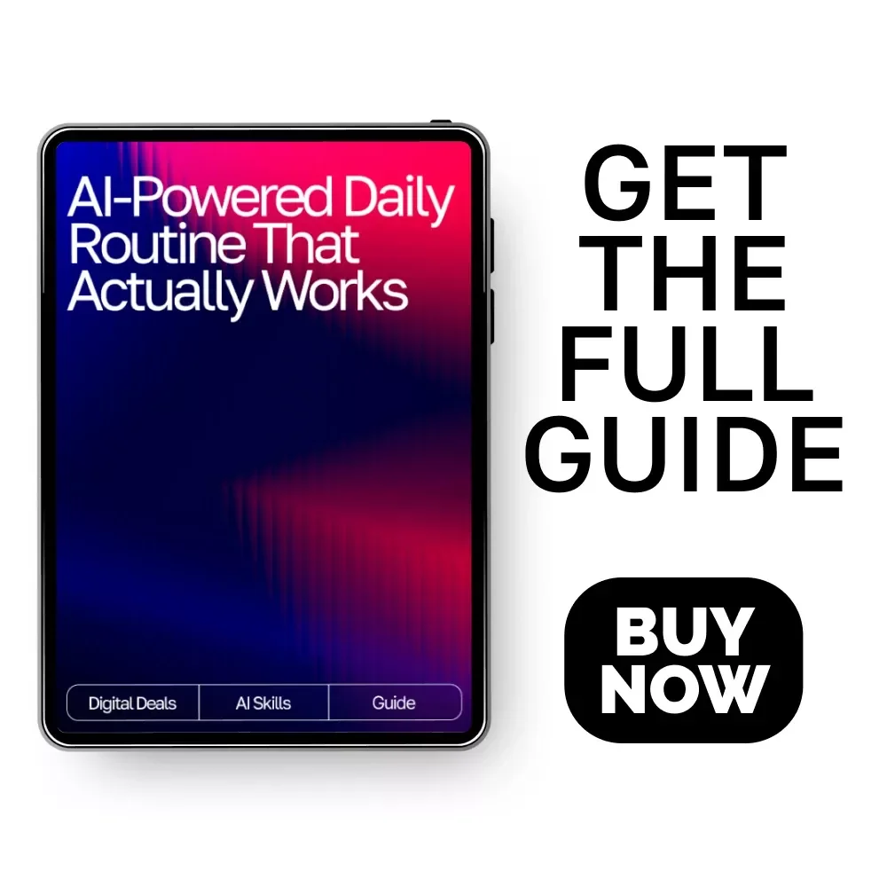 AI-Powered Daily Routine That Actually Works | Skincare Guide for Beginners & Experts | Digital Download | Smart Beauty Planner | ai tracker for skincare routines