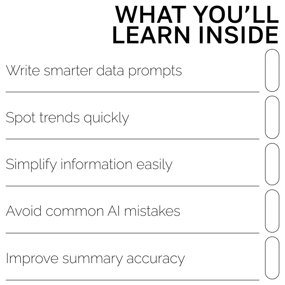 AI Prompts for Data Summaries – Digital Download Guide | Learn ai prompts for data summaries | Turn Complex Data Into Clear, Insightful Reports Easily