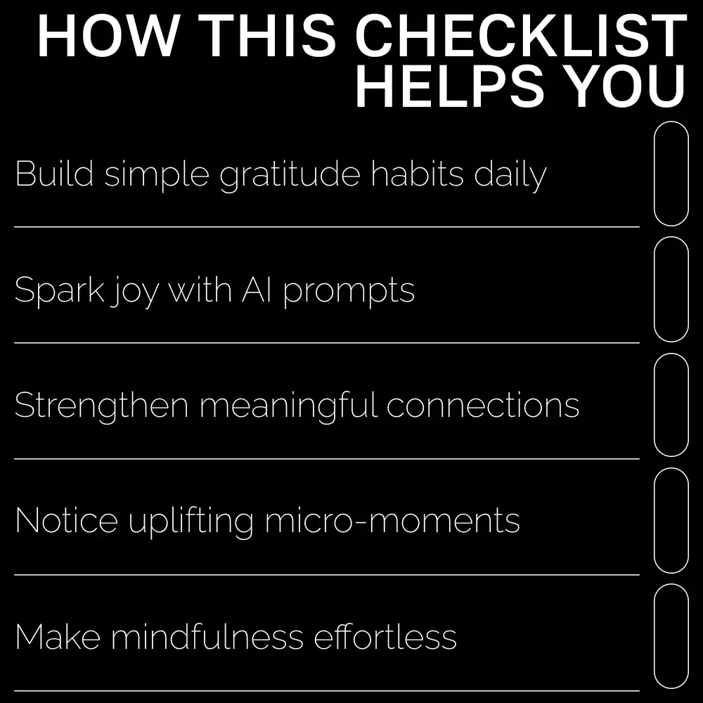 10 AI-Powered Ways to Shine Your Thankful Mind | Gratitude Guide, Digital Download, Mindfulness eBook for Daily Positivity