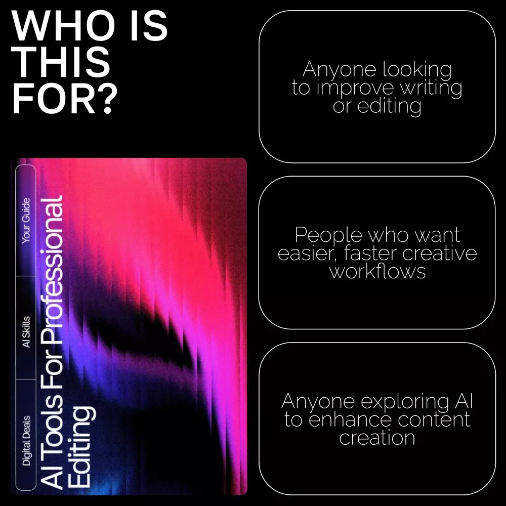 AI Tools for Professional Editing Guide – Complete Digital Download for Writers, Editors, Content Creators, and Designers | SEO Writing, Visual Editing & Workflow Optimization