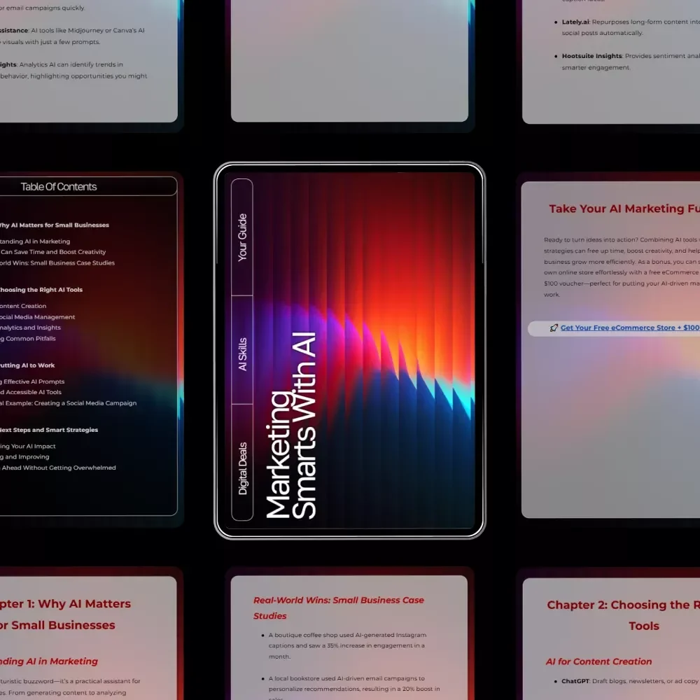 Marketing Smarts with AI: Your Essential Guide to AI Tools for Small Business Marketing, Boost Creativity, and Grow Your Brand