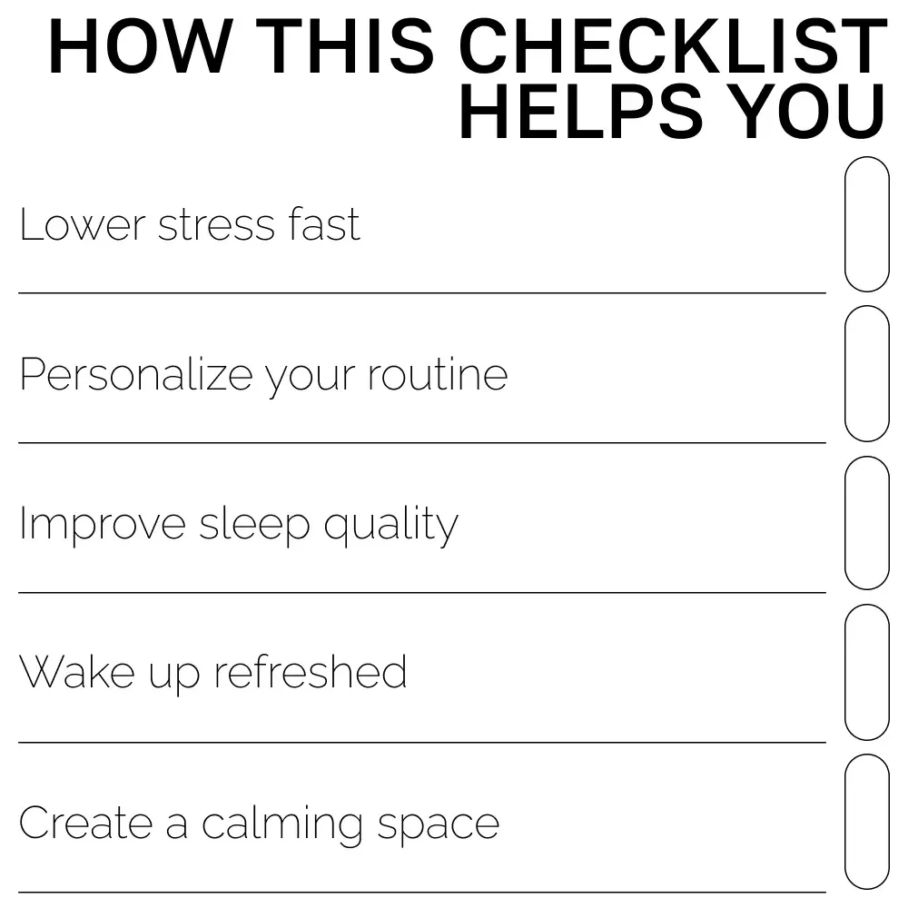 AI-Backed Sleep Hack Checklist | Digital Sleep Aid | Bedtime Routine Booster for Better Rest | Instant Download | ai tips for falling asleep faster