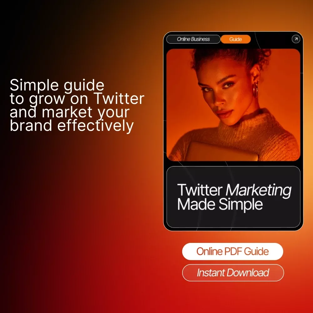 Twitter Marketing Made Simple | How to Use Twitter for Marketing Guide | Digital Download for Small Businesses, Creators & Entrepreneurs