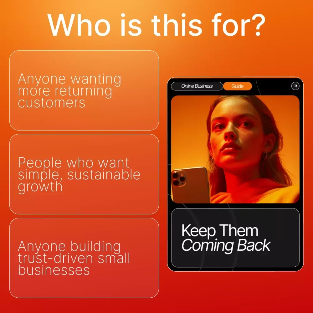 Keep Them Coming Back | Customer Loyalty Guide, Repeat Buyer eBook, Small Business Marketing Digital Download, AI Prompts for Retention & Revenue Growth