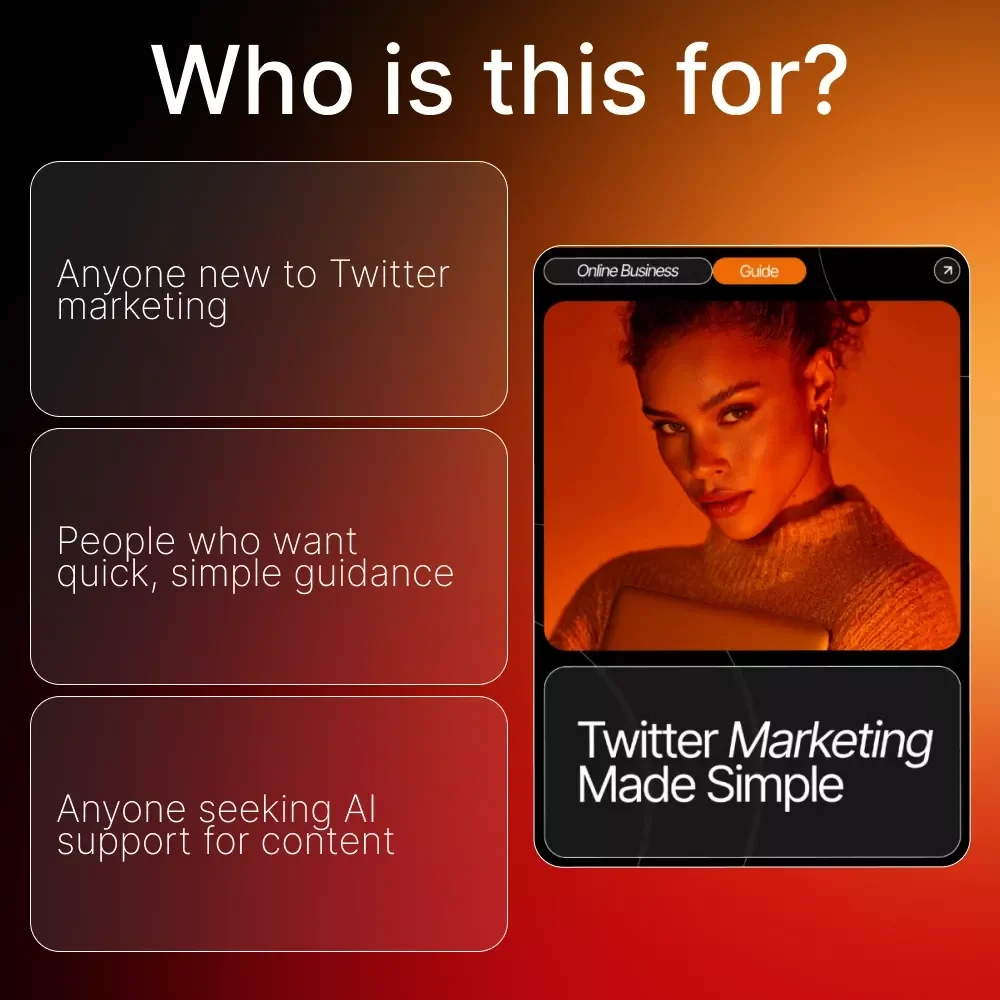 Twitter Marketing Made Simple | How to Use Twitter for Marketing Guide | Digital Download for Small Businesses, Creators & Entrepreneurs