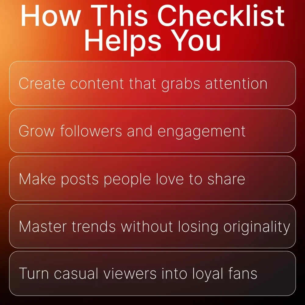Viral Success Made Simple: Step-by-Step Checklist, eBook & Guide to Boost Engagement, Grow Followers, and Create Shareable Content