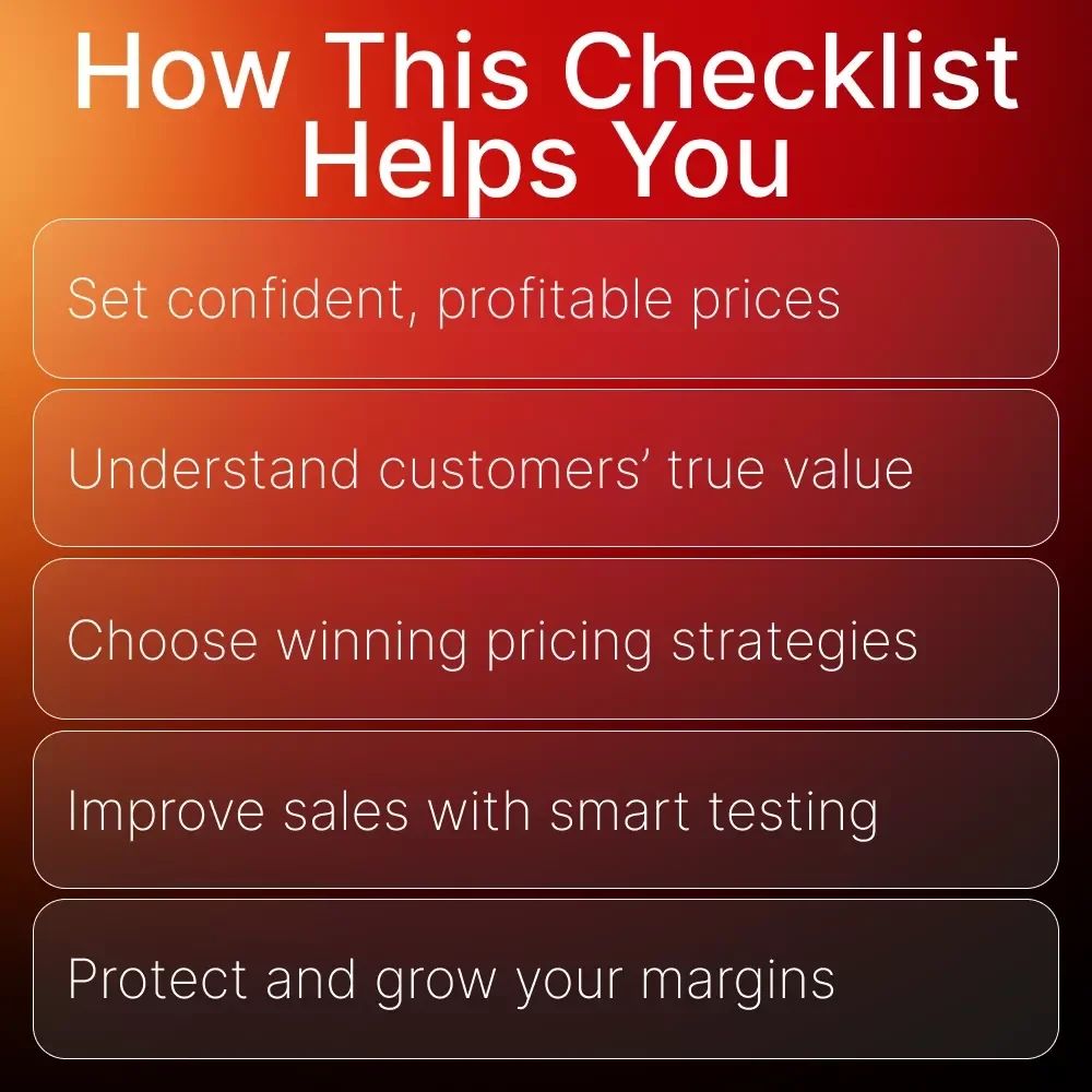 The Smart Entrepreneur’s Pricing Checklist – How to Create a Pricing Strategy That Works | Small Business Pricing Guide | Digital Download Checklist for Entrepreneurs & Online Sellers