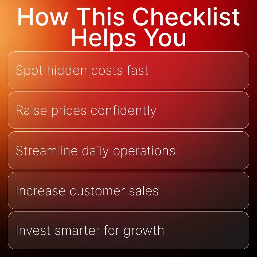 Your Profit Margin Blueprint | Printable Checklist to Boost Profitability & How to Improve Your Business Profit Margin Guide for Small Business Owners