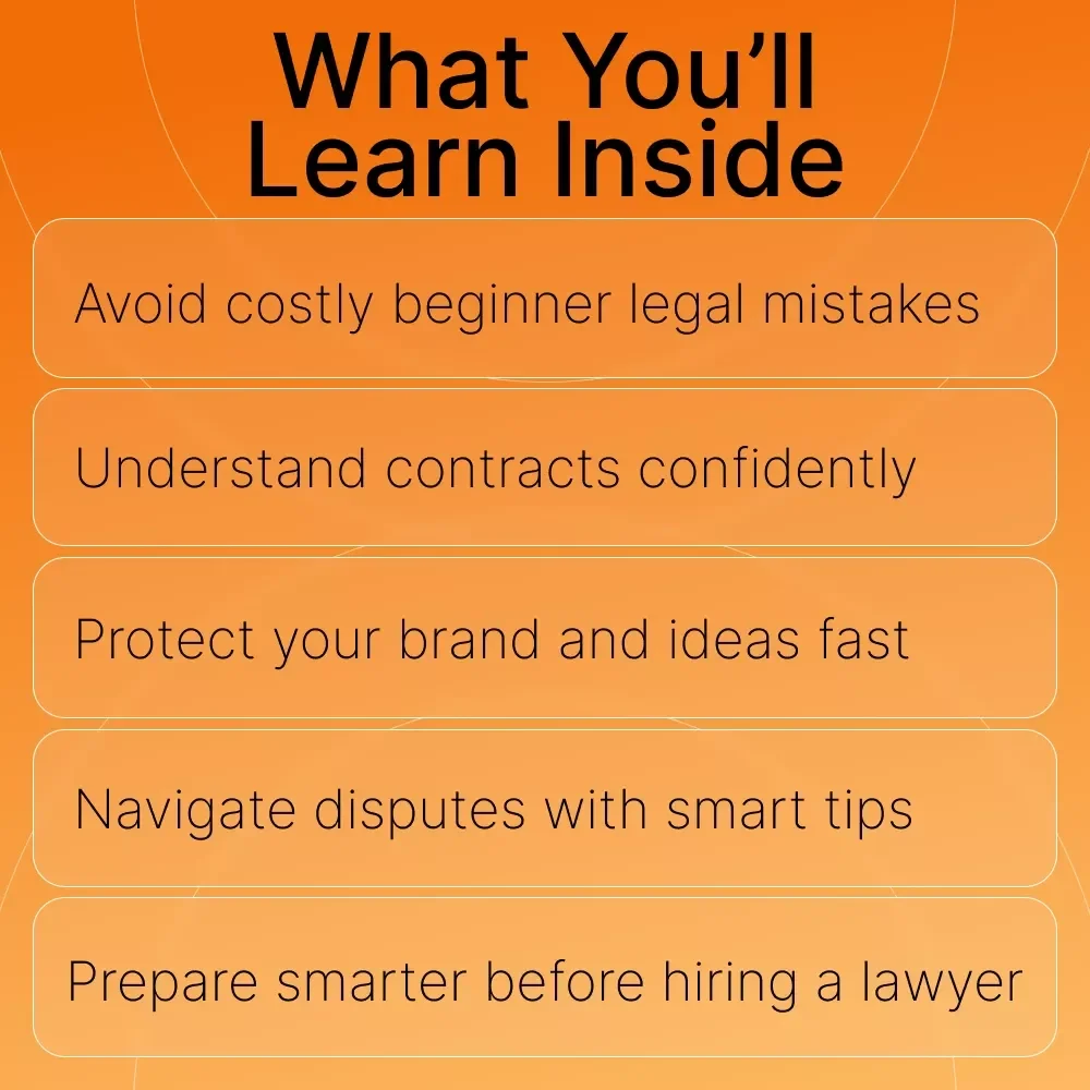 Smart Moments to Call a Small Business Lawyer – Legal Guide for Entrepreneurs, Startup Owners & New Business Founders | Small Business Legal Checklist, Contracts, Trademark & Dispute Help | Digital Download