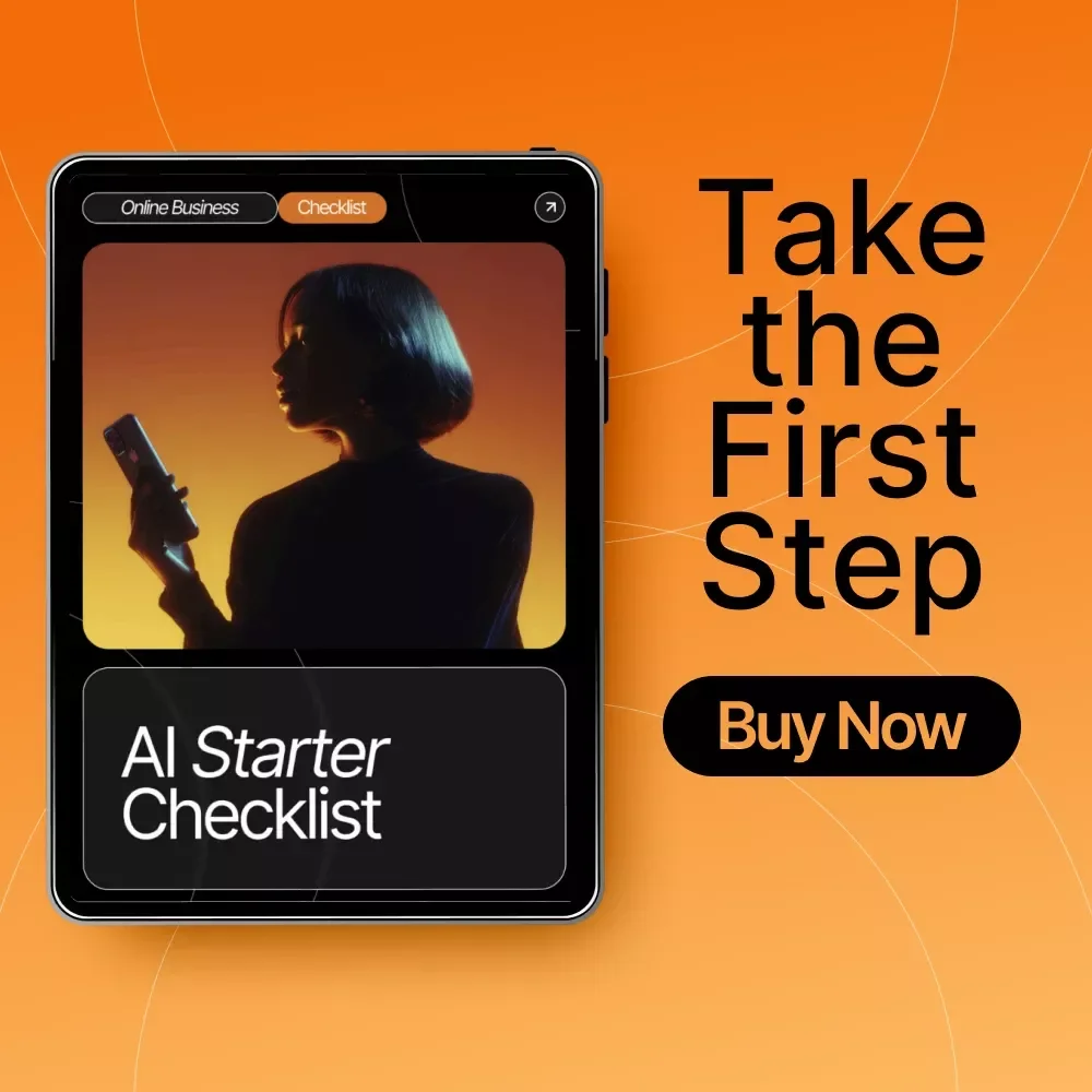 AI Starter Checklist | Step-by-Step Guide on How to Use AI for Small Business | Digital Download for Entrepreneurs and Creators