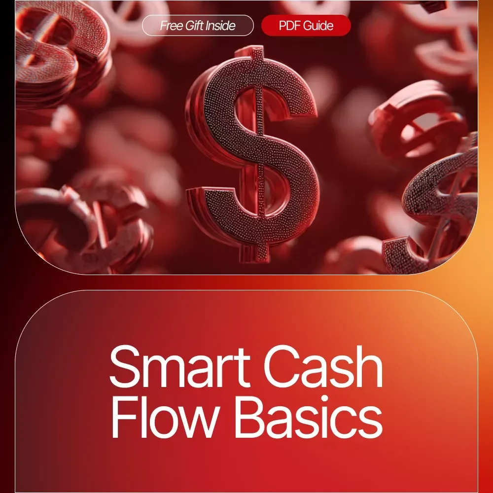 Smart Cash Flow Basics | Guide for Small Business Owners | Easy “How to Track Cash Flow in Your Business” System | Cash Flow eBook & Step-by-Step Tracker