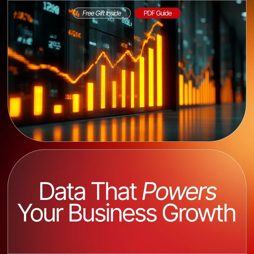 Data That Powers Your Business Growth | Ultimate Guide for Entrepreneurs & Small Businesses | How to Use Data to Make Business Decisions | Digital Download