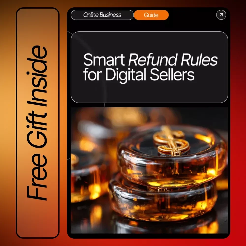 Smart Refund Rules for Digital Sellers | Digital Download Guide for Etsy Sellers, Online Creators, Coaches, and Small Businesses | Refund Policy Checklist, eBook & AI Prompts
