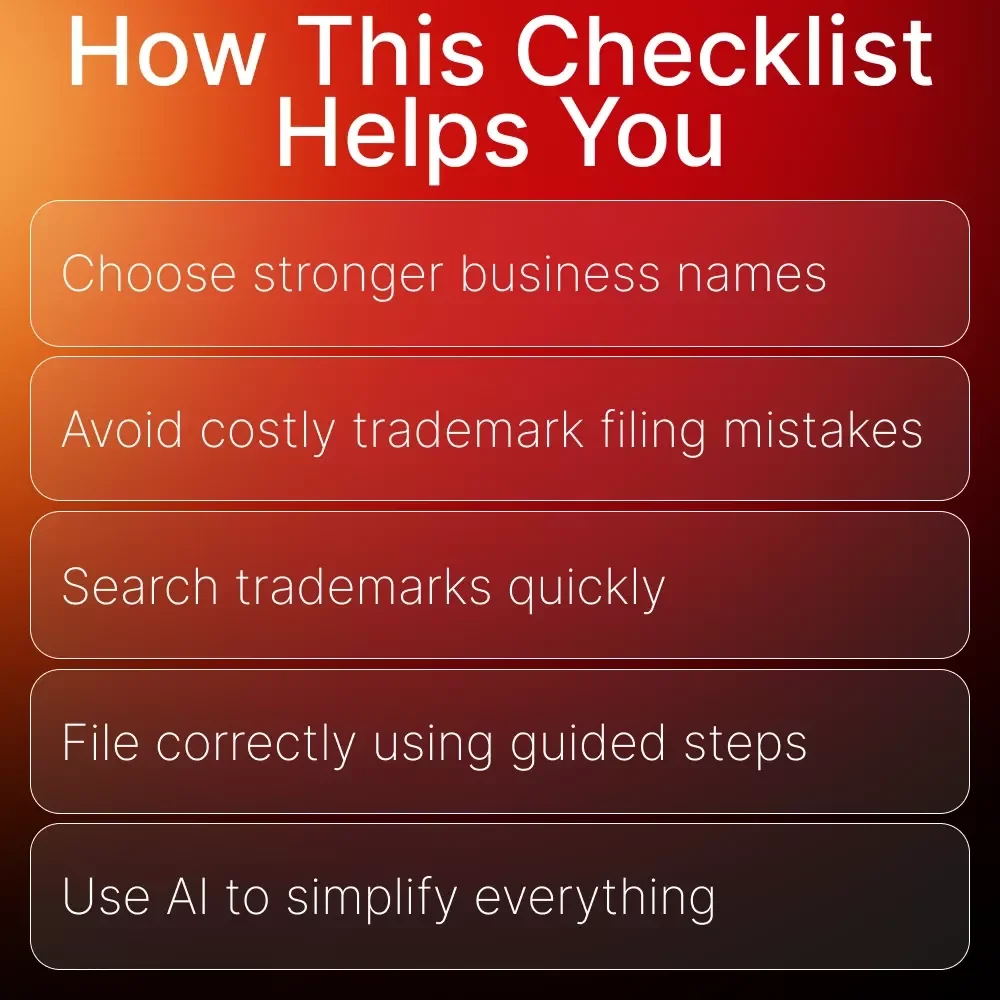 Trademark Your Biz Name Fast | Digital Download Guide for Entrepreneurs, Small Business Owners, Brand Creators | Trademark Search, USPTO Filing, TEAS Application, AI Naming Tools