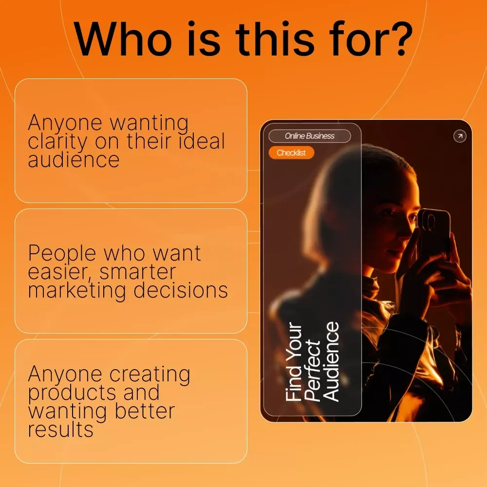 Find Your Perfect Audience – Digital Download Guide for Creators, Coaches, and Small Businesses | Audience Research Workbook | Customer Avatar eBook