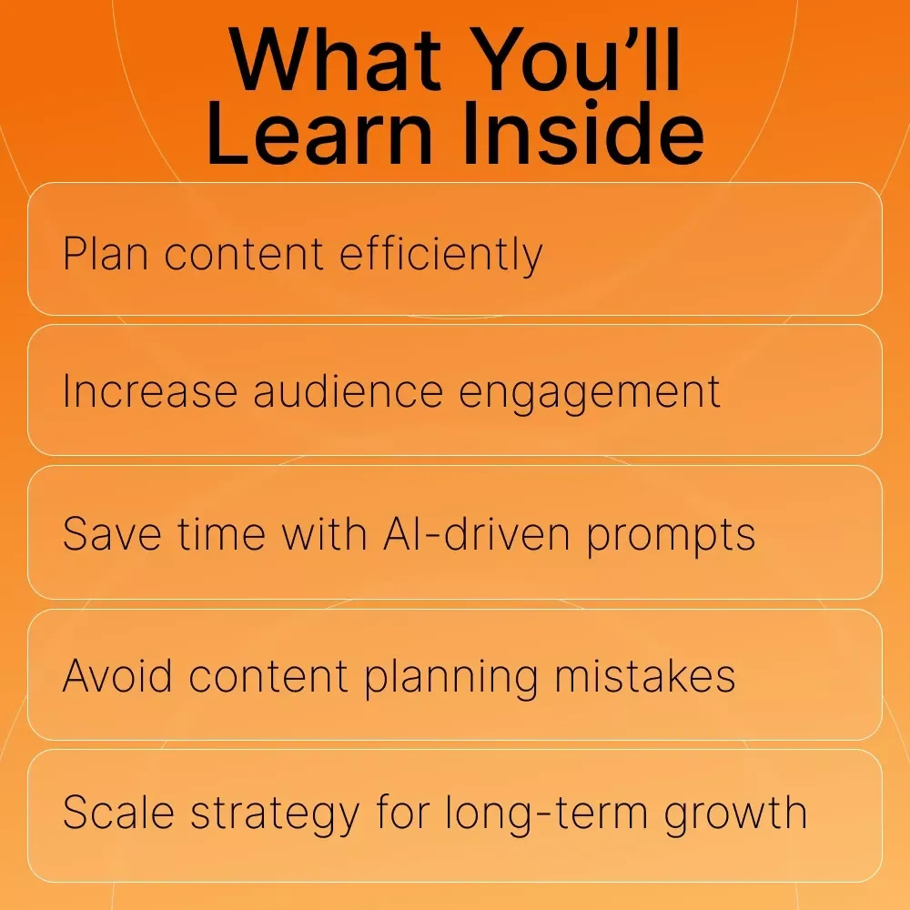 Plan Your Content with Confidence: Ultimate Content Calendar Guide, eBook, and Checklist for Creators, Social Media Strategy, AI Prompts, and Engagement Growth