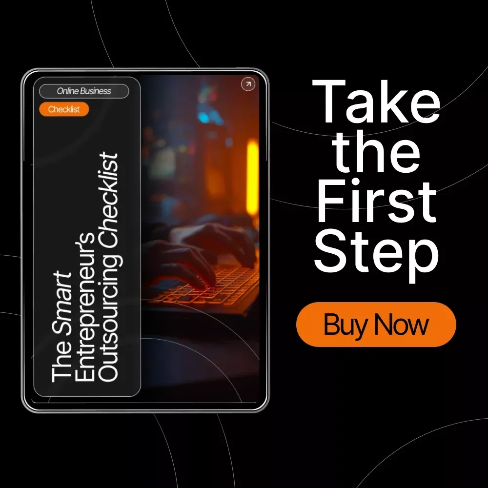 The Smart Entrepreneur’s Outsourcing Checklist | Ultimate Small Business Guide for what tasks to outsource in your business | Productivity, Scaling & Delegation Checklist (Digital Download)