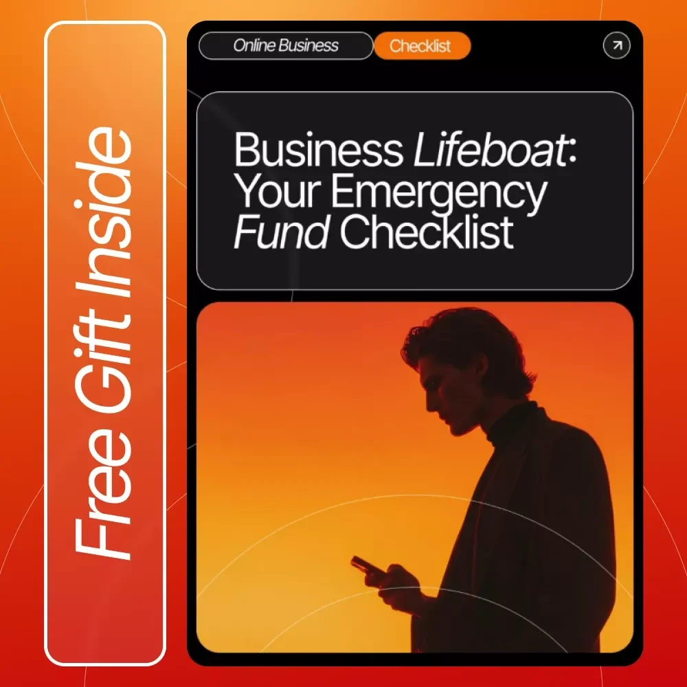 Business Lifeboat: Your Emergency Fund Checklist | Small Business Finance Tool | How to Set Up a Business Emergency Fund Guide (Digital Download)